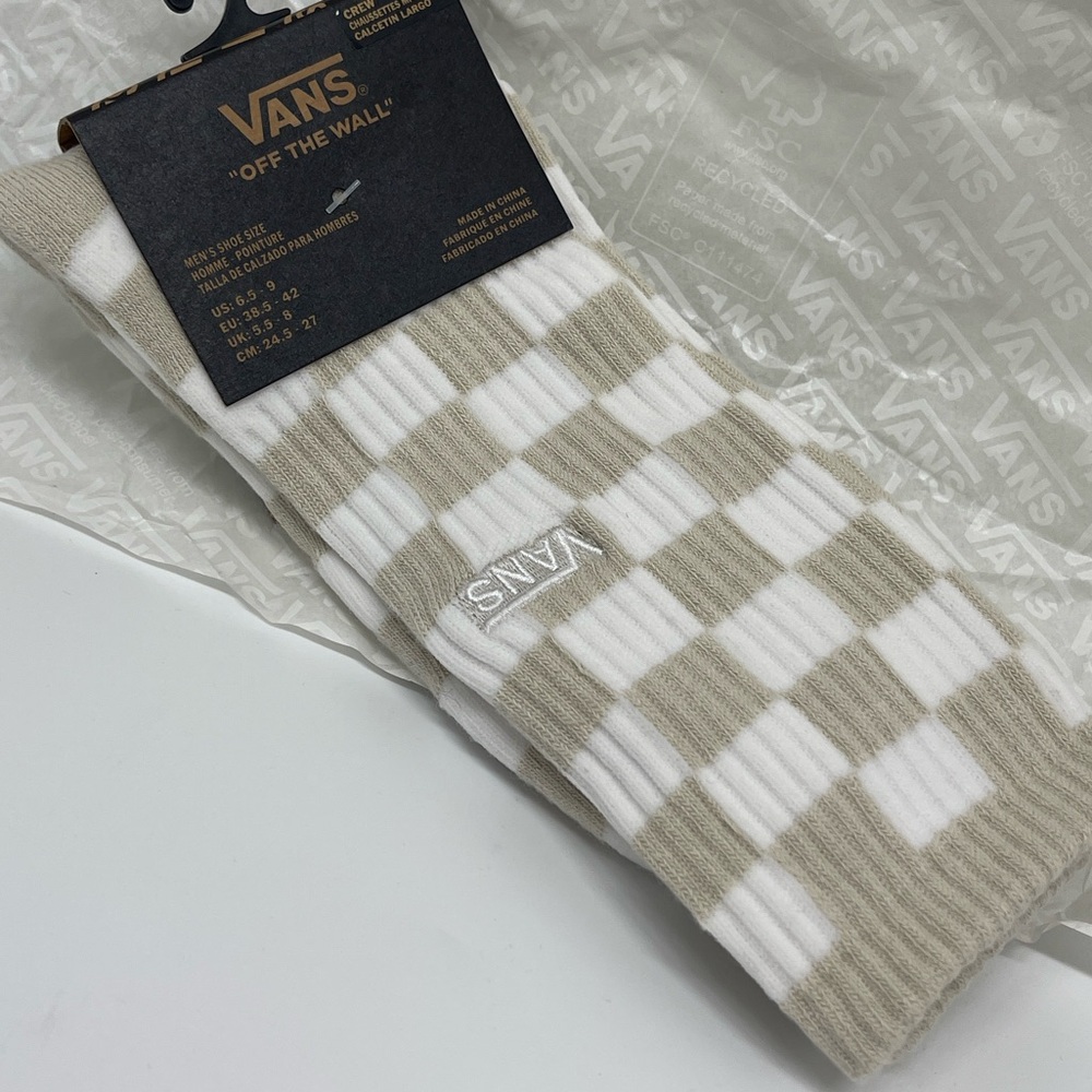 VANS "Off The Wall" Crew socks Checkerboard 
New  Vans socks (1 pair) - Picture 16 of 16